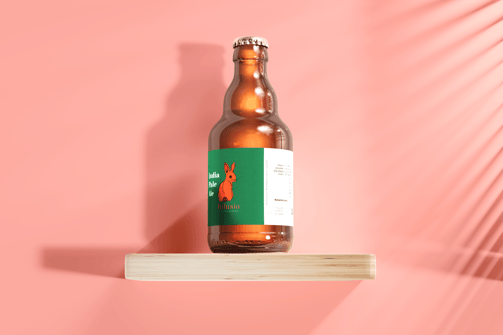 Mockup étiquette bière