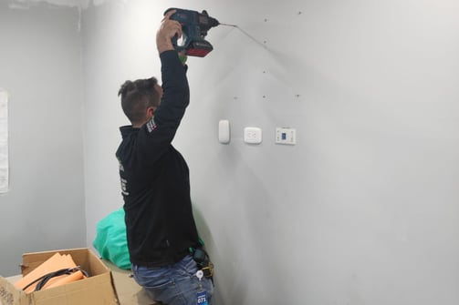 instalacion con taladro profesional bucaramanga