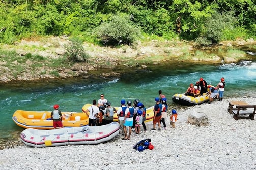 Mini group rafting on Neretva River – Exciting whitewater adventure in Bosnia