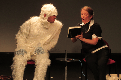 THE YETI IN THE AIRPORT LOUNGE (2015) DeWayne Blundell & Andra Laine Hunter- N47_photo Elaine Liner