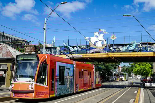Sculpture of the Lady of St Kilda in Balaclava, the vessel that gave its name to the suburb, Melbourne