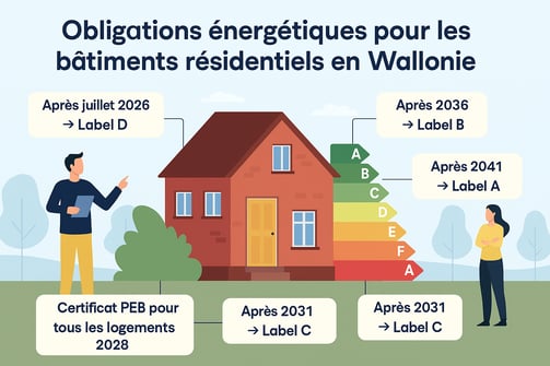 Performance énergétique des bâtiments résidentiels en wallonie