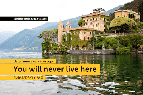 You Will Never Live Here Contagion Global poster