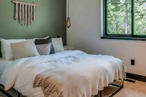 add an accent wall for extra depth