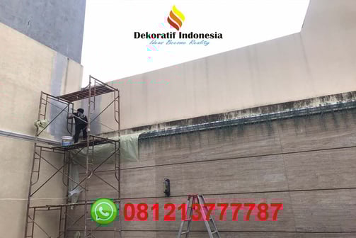 Jasa Cat Tekstur Dinding Bali