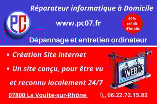 publicité deVant local PC07