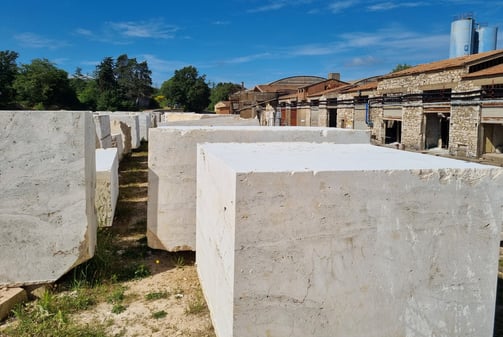 travertine block