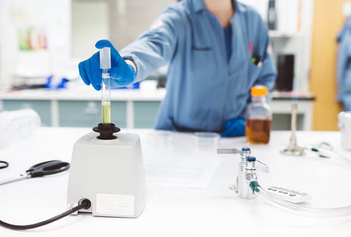 Lab testing stock photo