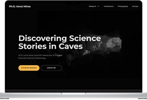 mock up for website mirea-ionut.com