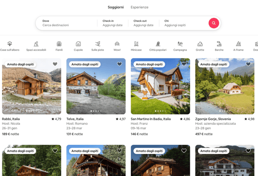 Home Page AirBnb
