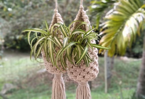 doing macrame, a pod, gently coaxes you to focus and you become relaxed, entranced and stabilized