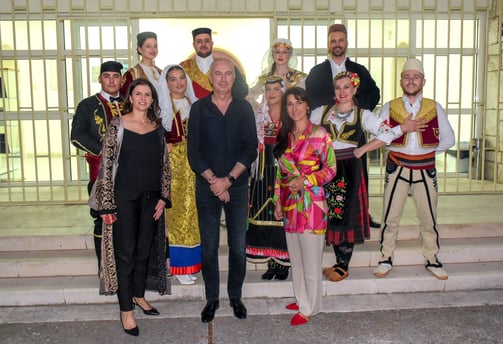 KUD "Duga" sa ministrom Fatmirom Gjekom - photo by Goran Saban