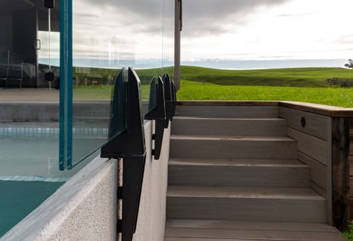 Pool Glass balustrades