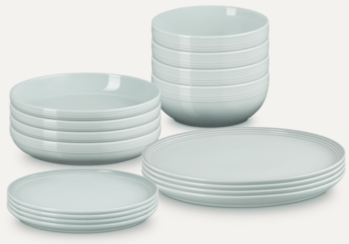Le Creuset Servies Coupe Set van 16