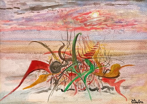 Cuadro Después de la extinción de Miguel Yebra