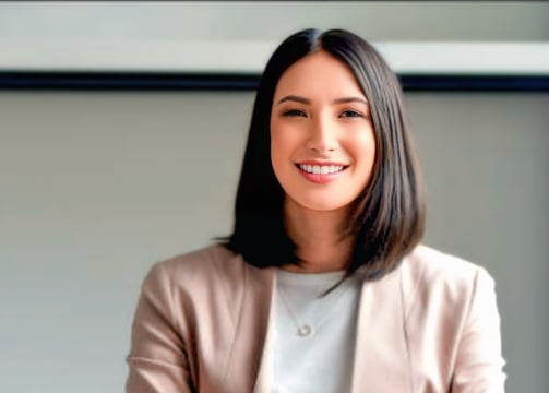 Hostess italiana per raccolta contatti e supporto linguistico