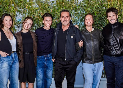 photo de groupe acteurs Gilles Lellouche François Civil Adèle Exarchopoulos