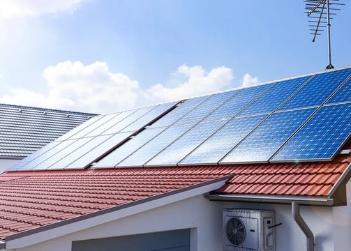imagem de painel solar