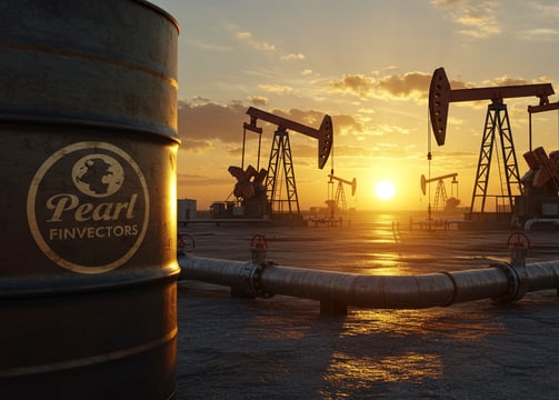 oil pumps in the middle of a sunset