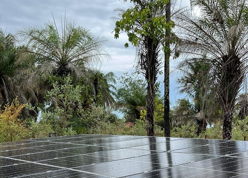 Solar array to power a water plant in South of Senegal