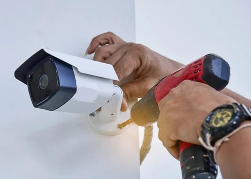 Professional CCTV installation services for security systems.