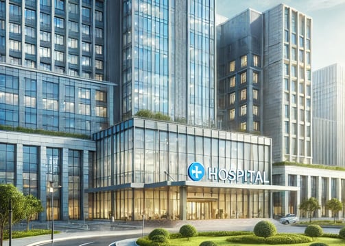 represents high class hospitals for sale