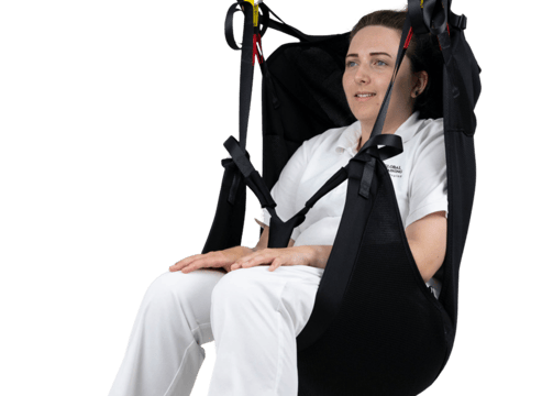 A silvalea patient sling in use