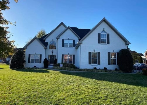 Painting and staining of exterior residential property