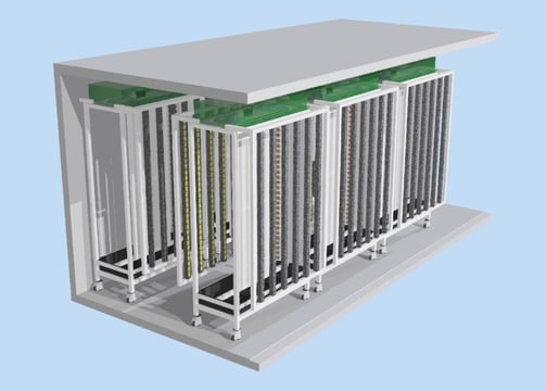 serra modulare per vertical farming