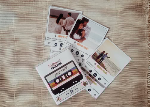 Spotify music polaroid gift