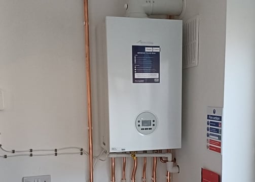 Boiler Installation following a System a Conversion from Immersion Cylinder to Nat Gas Combi Boiler.