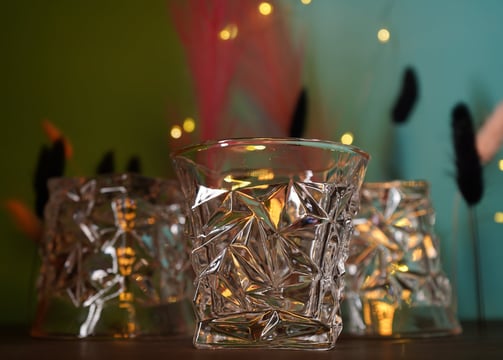 Triangle Whiskey Glass