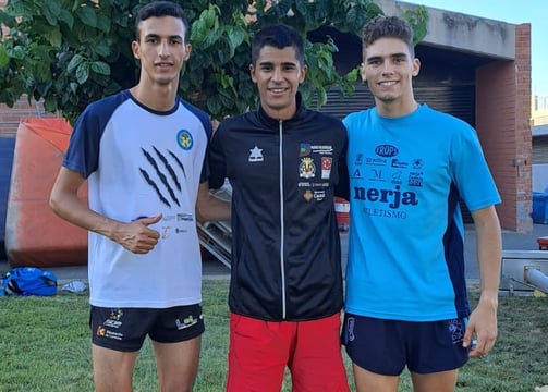 Con el gran Mohamed Attaoui en el Español Sub 23 en 2023