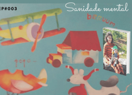 a woman in a red shirt and a picture of a child's photo