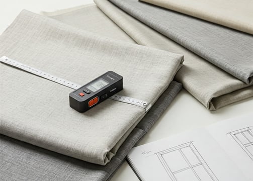 Dizainerio konsultacija ir matavimas Jūsų namuose su audinių pavyzdžiais