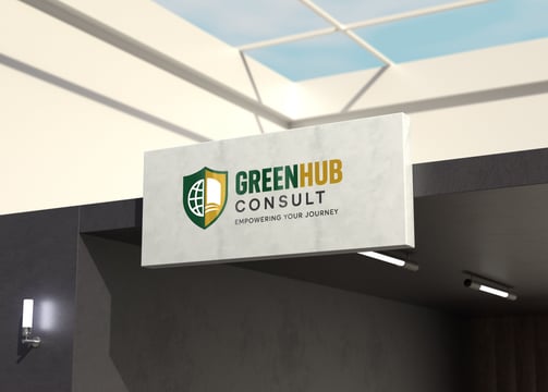 a sign that says greenhut consulting