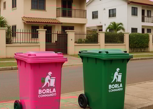 Borla Commando Waste Bins
