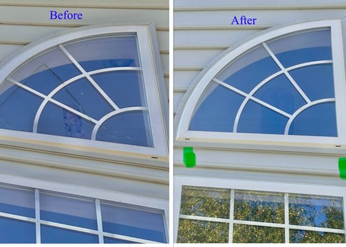 emergency custom glass repair project