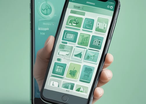 a close up of a computer screen with icons