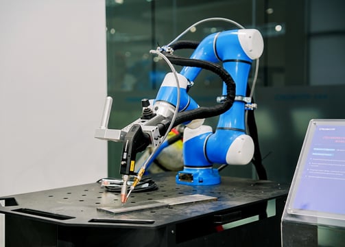 a robot that is sitting on a table