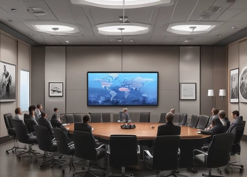 Several people gather in a hallway, where some are wearing bright yellow shirts labeled 'VOLUNTEERS'. Others in the background carry the Indian national flag, creating a sense of cultural celebration.