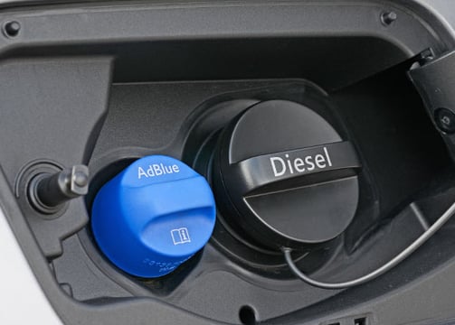 a picture of an adblue tank