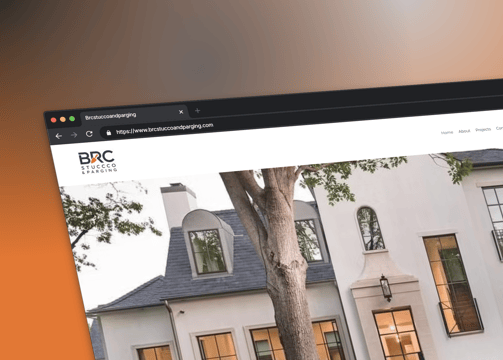 a laptop computer screen displaying a website page with a picture of a house