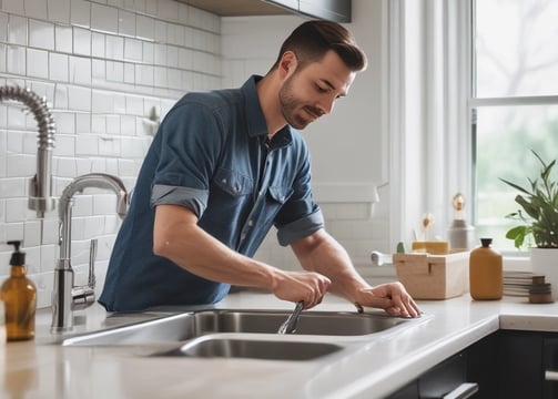 A small, vintage television set labeled 'PANATRONIC' placed inside a wooden shelf. The TV has a screen with surrounding buttons and dials for AM, FM, VHF, UHF, monitor, power, and charge functions.