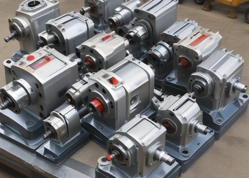 Intricate view of an engine or mechanical component with various visible pipes, wires, and a cylindrical filter. The machinery appears rugged and covered in dirt or dust, suggesting usage or wear over time.