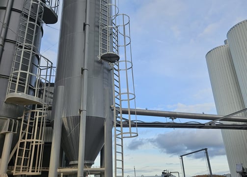 Silos for cement storage