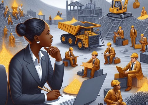 What factors contribute to poor employee motivation in the mining sector in the Democratic Republic of Congo?