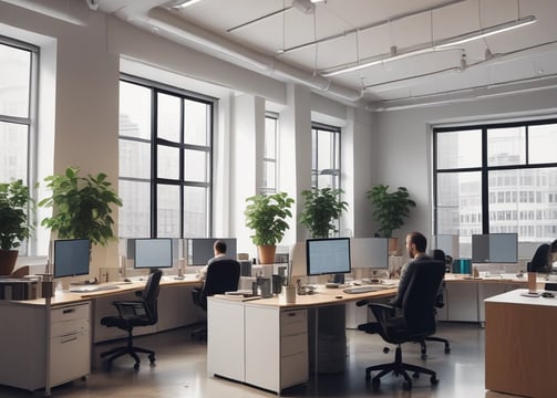 A person operates a control panel with various buttons, switches, and a digital screen displaying data. The background features a machine labeled AFINIS EXPRESS.