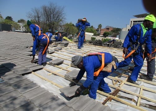 Roofing project, Sandton. Environmental Pro Construction