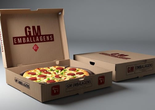 Caixa de Papelão para Pizza